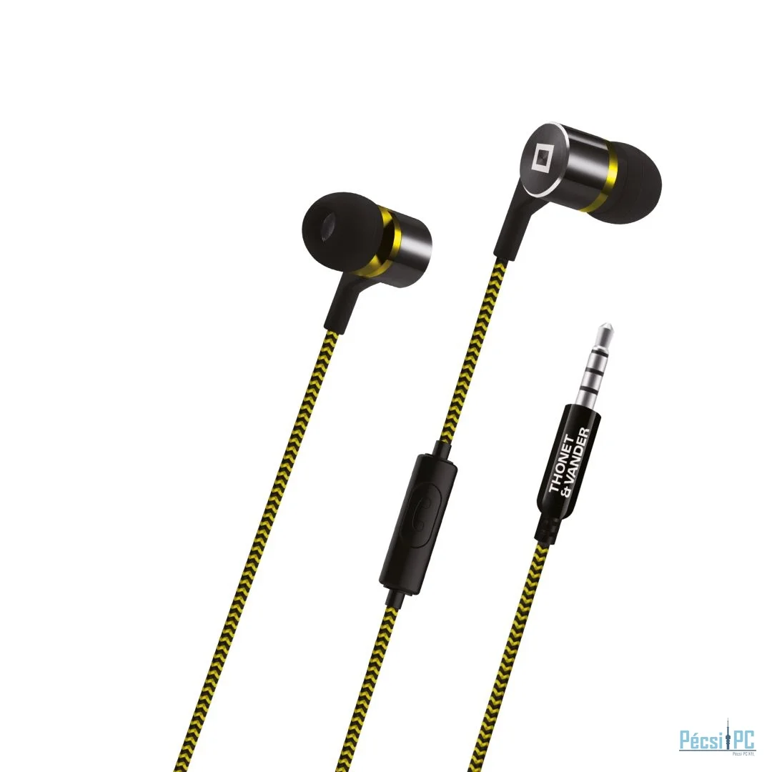 Thonet & Vander Klein In Ear Headset Fekete/Arany