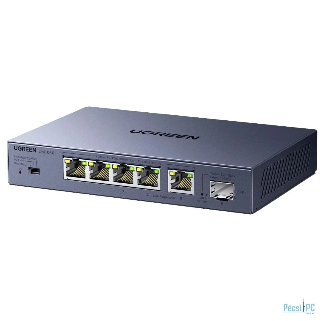 UGREEN 6-Port 2.5 Gigabit Ethernet Switch