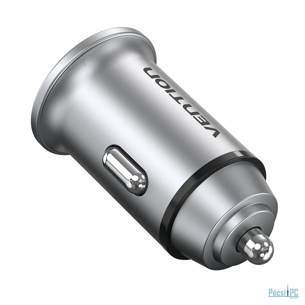 Vention 2-Port Car Charger Silver