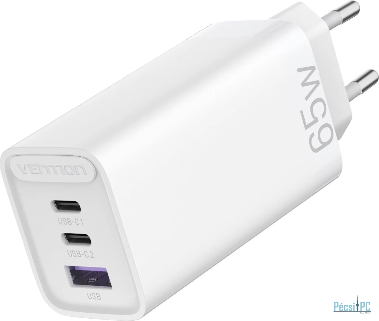 Vention 3-Port USB Charger White
