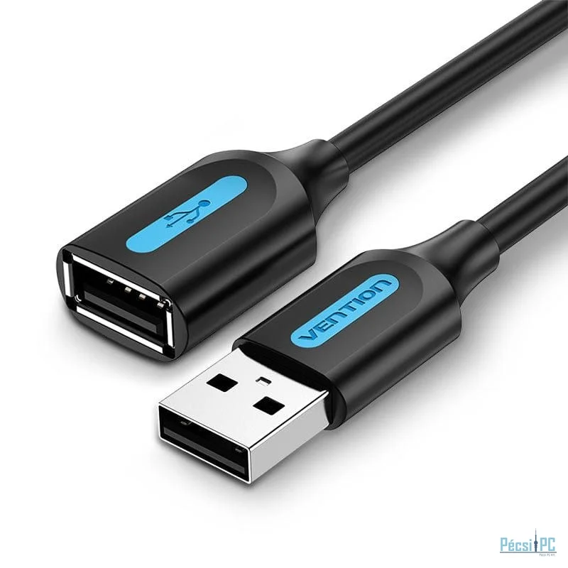 Vention USB 2.0 A Male to A Female Extension Cable 1m Black