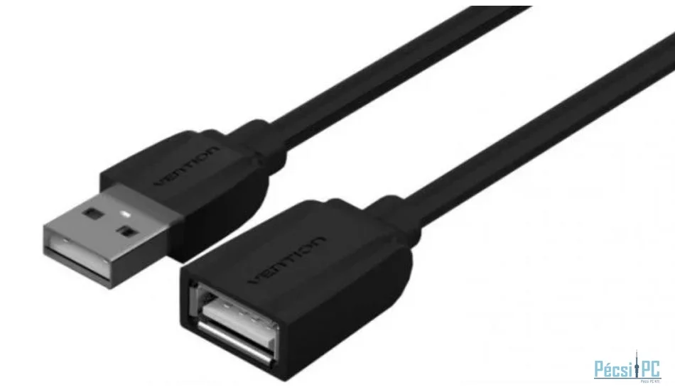 Vention USB 2.0 A Male to A Female Extension Cable 1m Black
