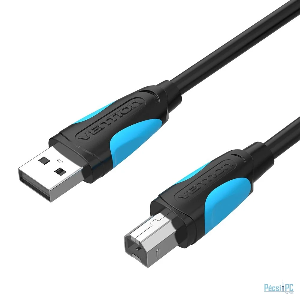 Vention USB 2.0 A USB 2.0 B 2.0 Cable 3m Black/Blue