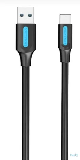 Vention USB 3.0 A to USB-C Cable 0,5m Black