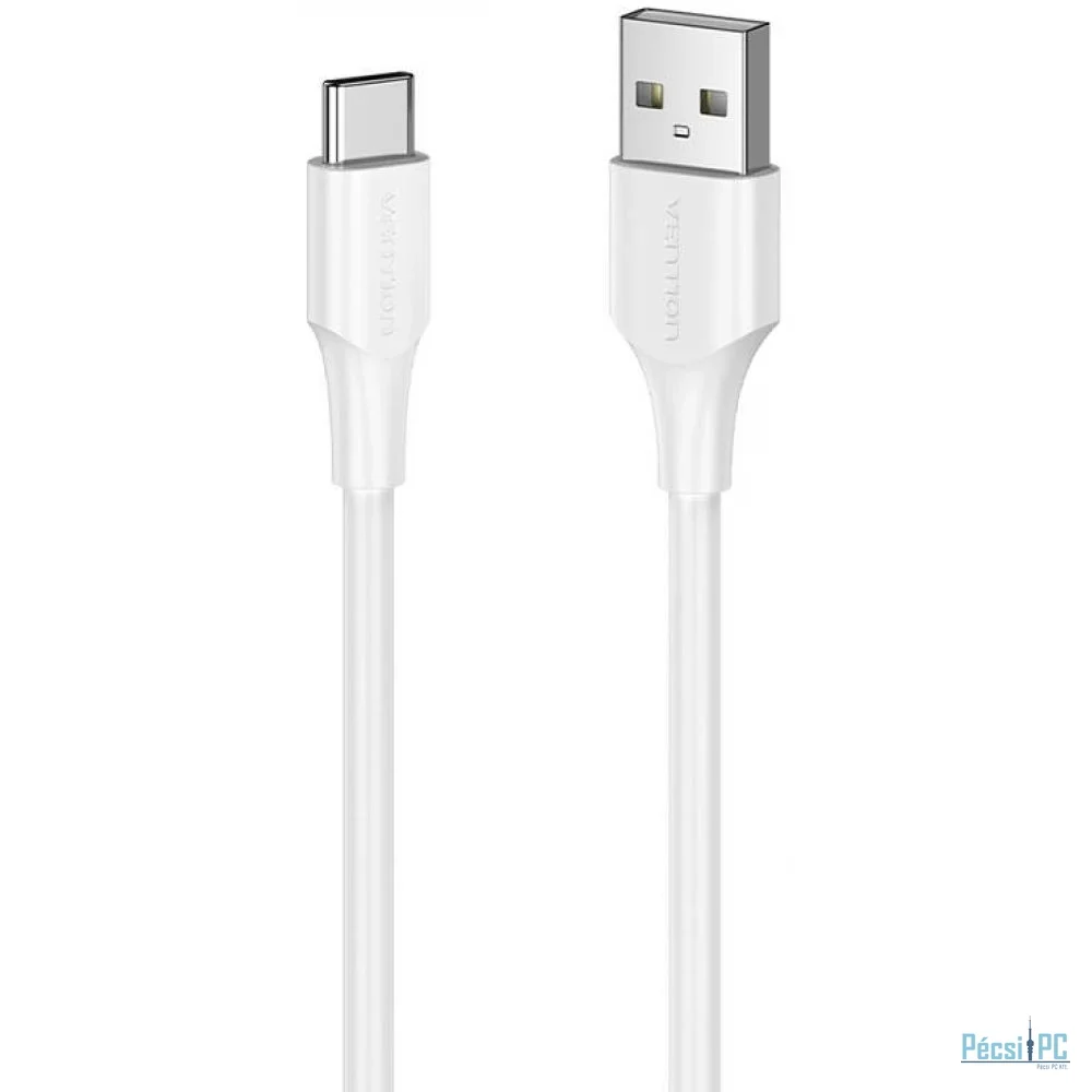 Vention USB-A 2.0/M to USB-C/M cable 1m White