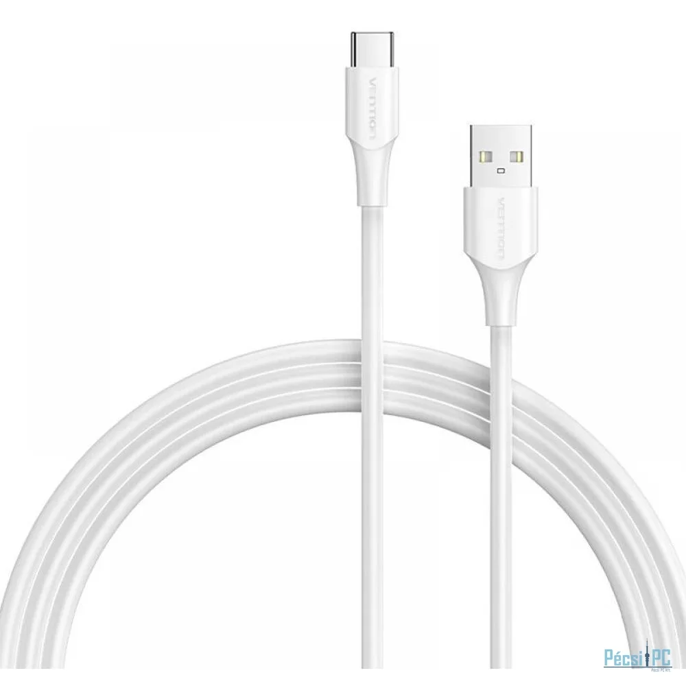 Vention USB-A 2.0/M to USB-C/M cable 2m White