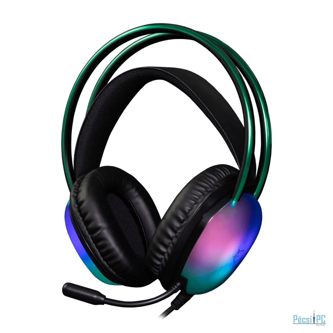 White Shark PEACOCK-2 Gaming Headset Black
