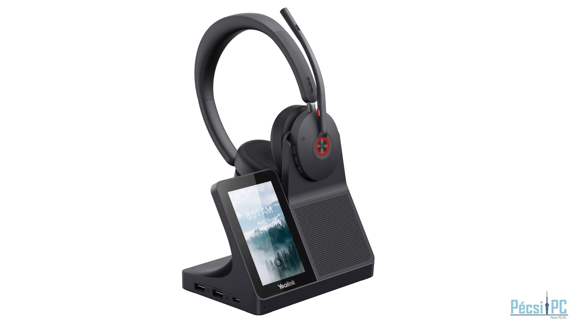 Yealink WH68 Workstation Bluetooth Headset Black