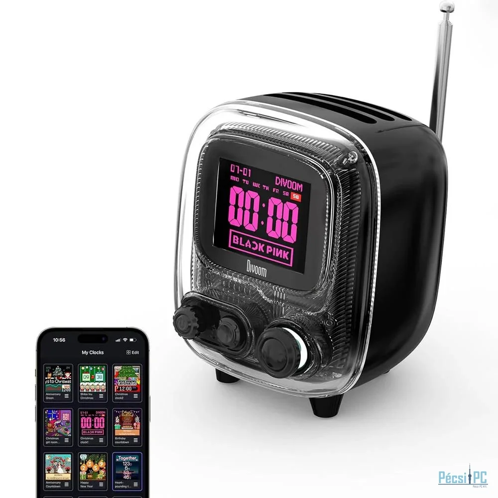 Divoom Tiivoo-2 Bluetooth Speaker Tender Black