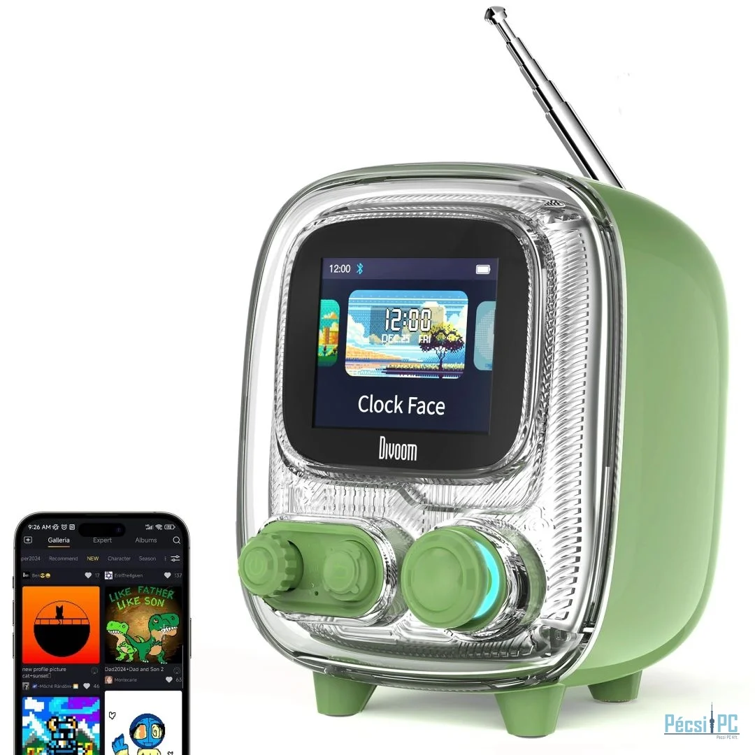 Divoom Tiivoo-2 Bluetooth Speaker Vintage Green