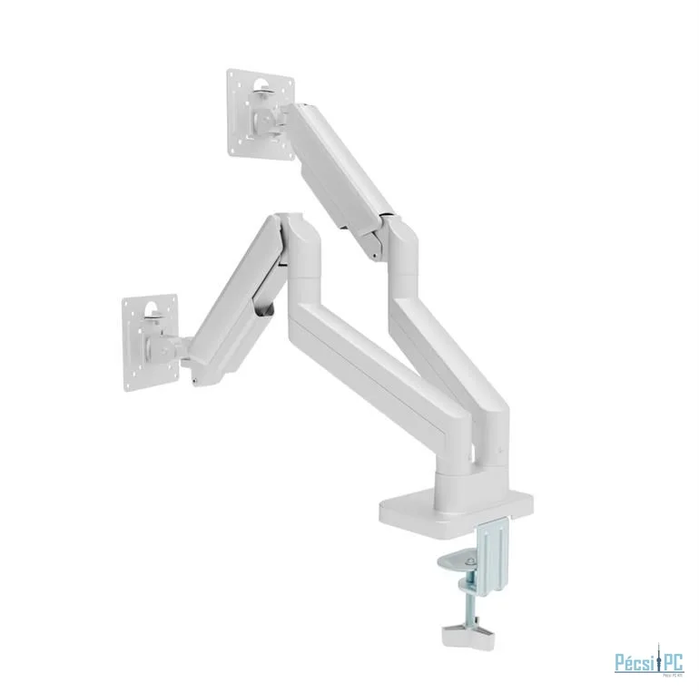 Gembird Desk mounted adjustable double monitor arm 17