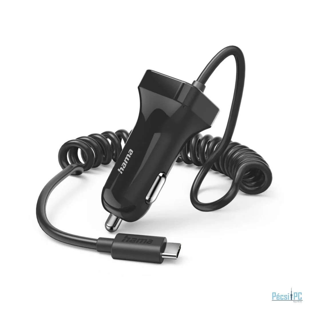 Hama 12W USB-C Car Charger Black