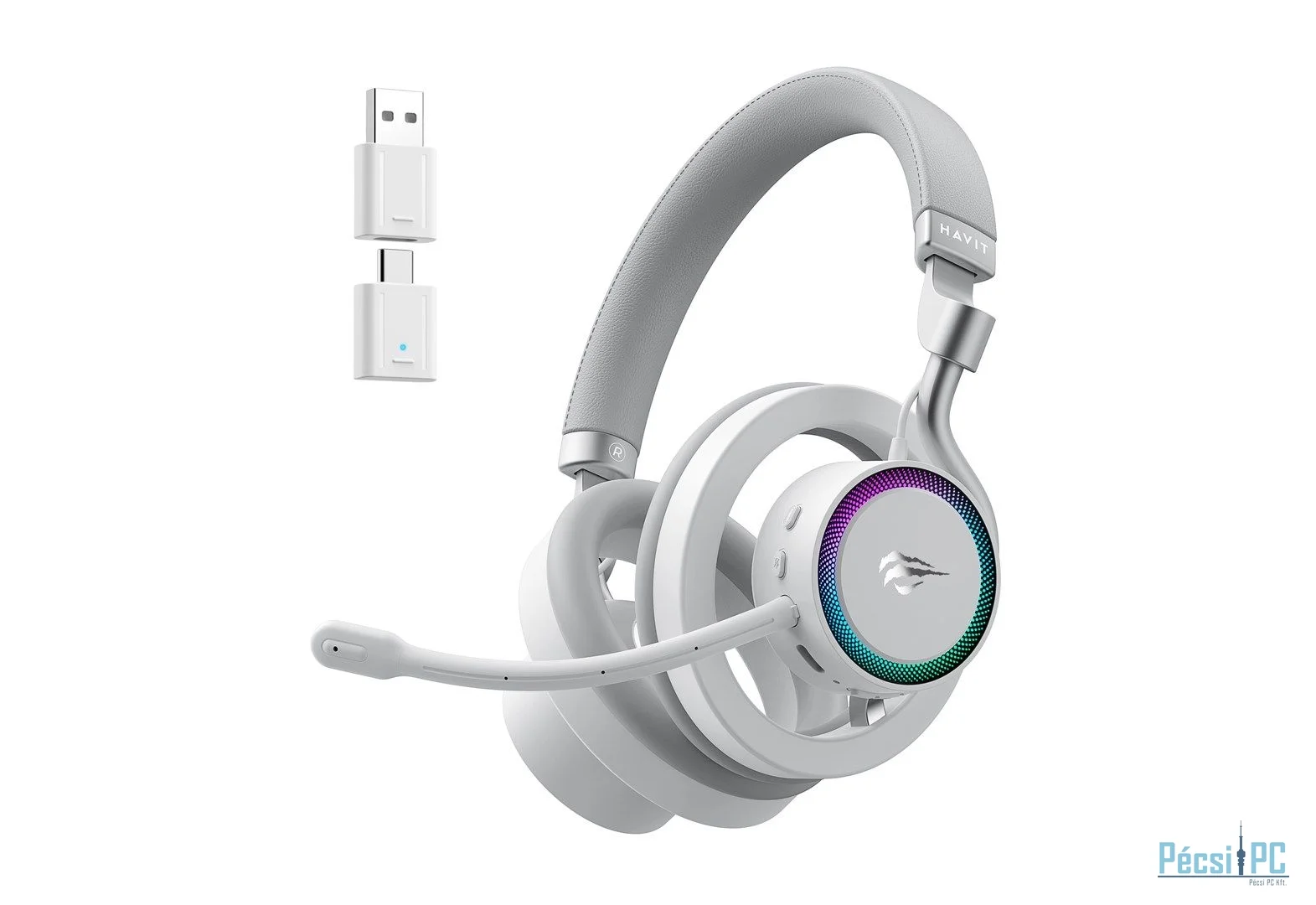 HAVIT Gamenote FUXI-H8 Wireless Gaming Headset White