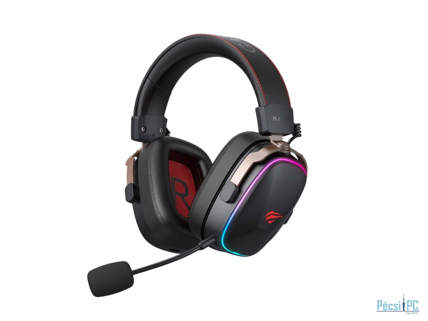HAVIT Gamenote H2039BG Gaming Headset Black/Red