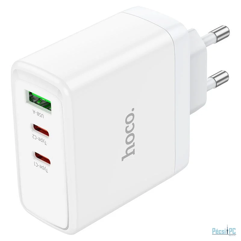 Hoco N30 Glory PD65W + QC3.0 Charger White