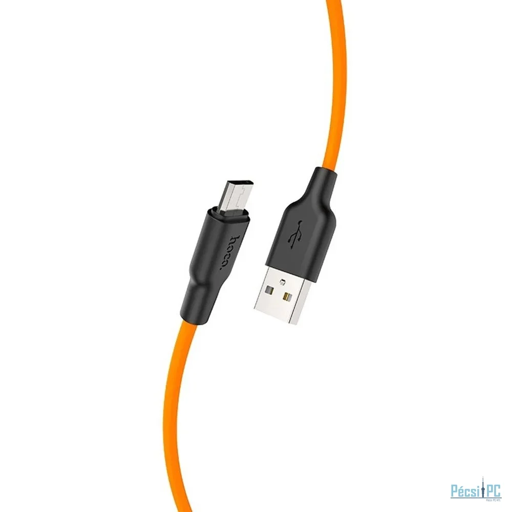 Hoco X21 USB-A to Micro USB charging cable 1m Orange