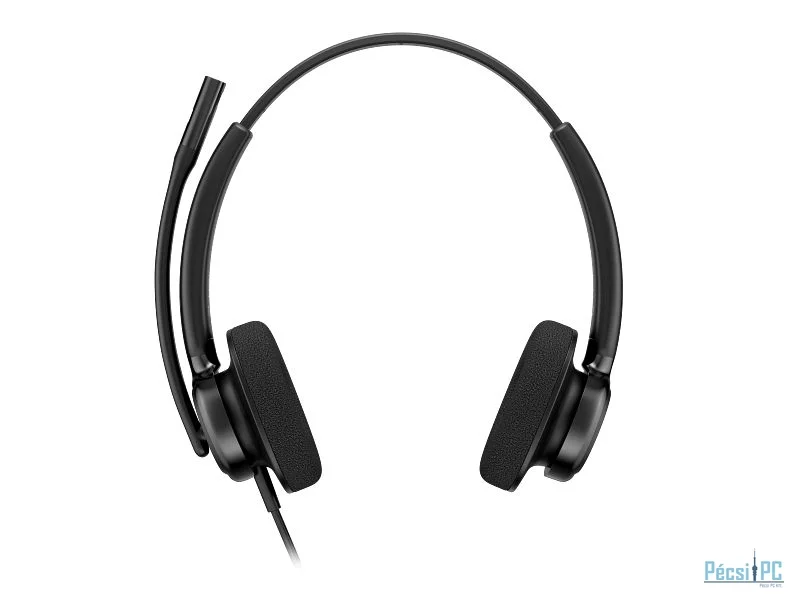 HP Poly Mission 425 Stereo USB Wired Headset Classic Black