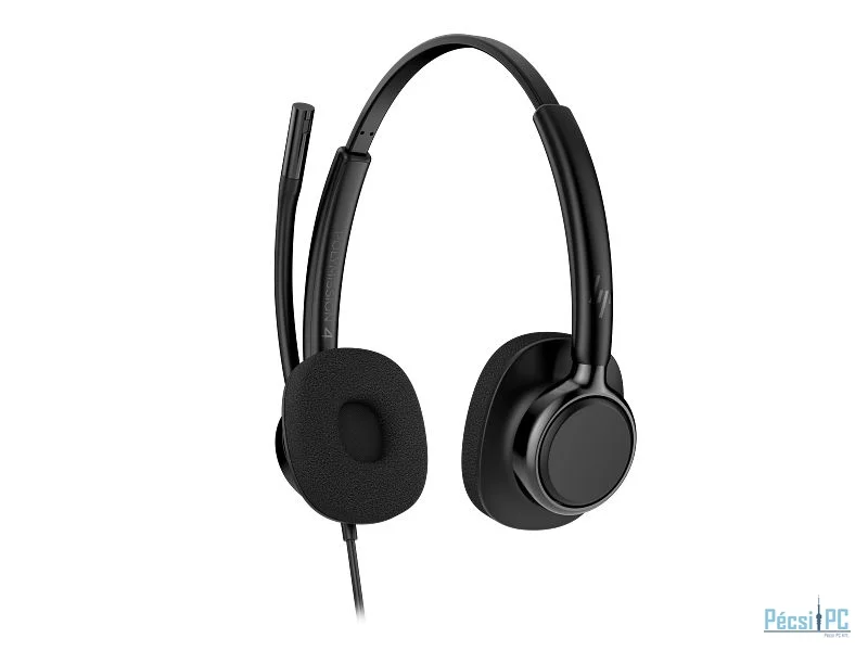 HP Poly Mission 425 Stereo USB Wired Headset Classic Black