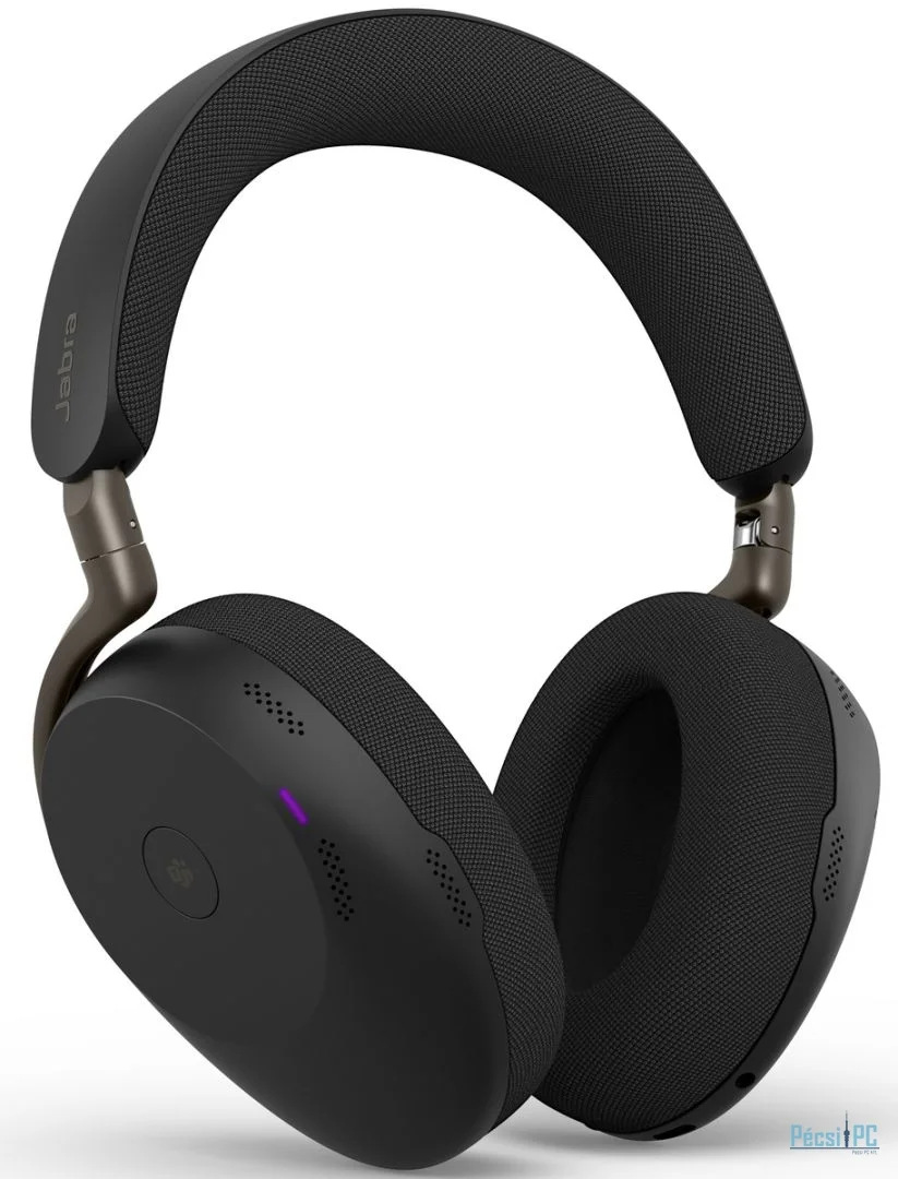 Jabra Evolve3 85 UC Stereo USB-C Wireless Bluetooth Headset with Charger Black