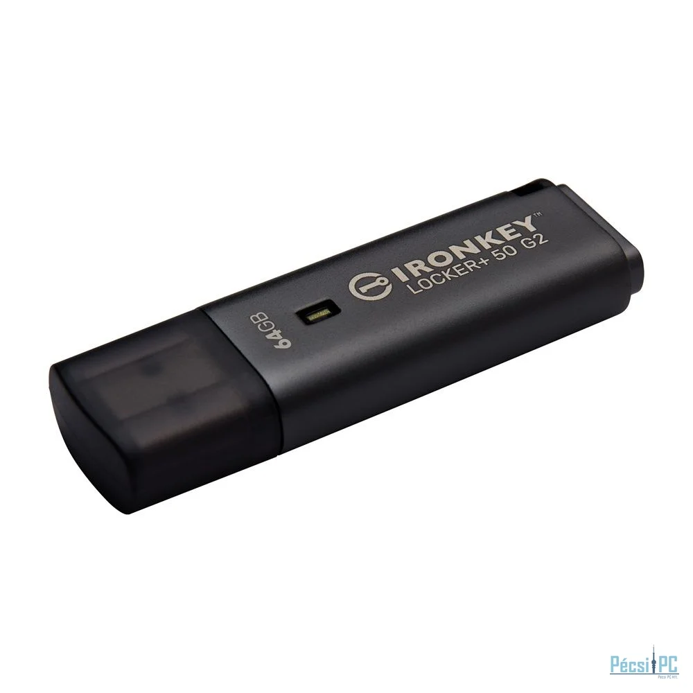 Kingston 64GB Ironkey Locker+ 50 G2 USB3.2 Black
