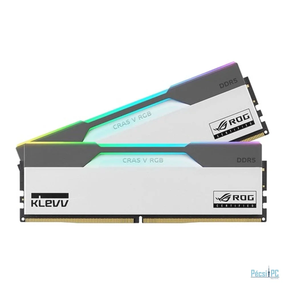 Klevv 32GB DDR5 6200MHz Kit(2x16GB) Cras V RGB ROG White/Grey