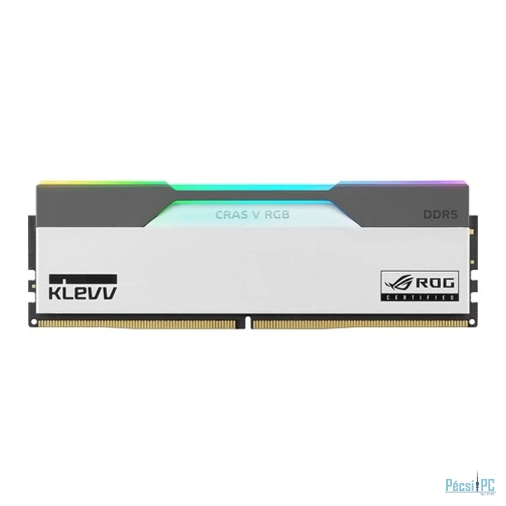 Klevv 32GB DDR5 6200MHz Kit(2x16GB) Cras V RGB ROG White/Grey