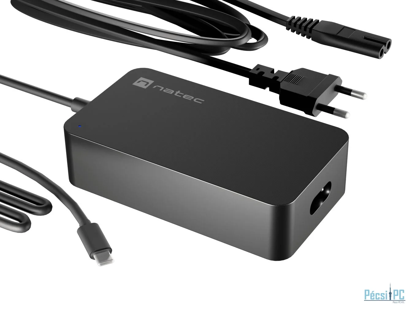 natec Grayling Gan 65W 20V / 3,25A 65W univerzális hálózati töltő