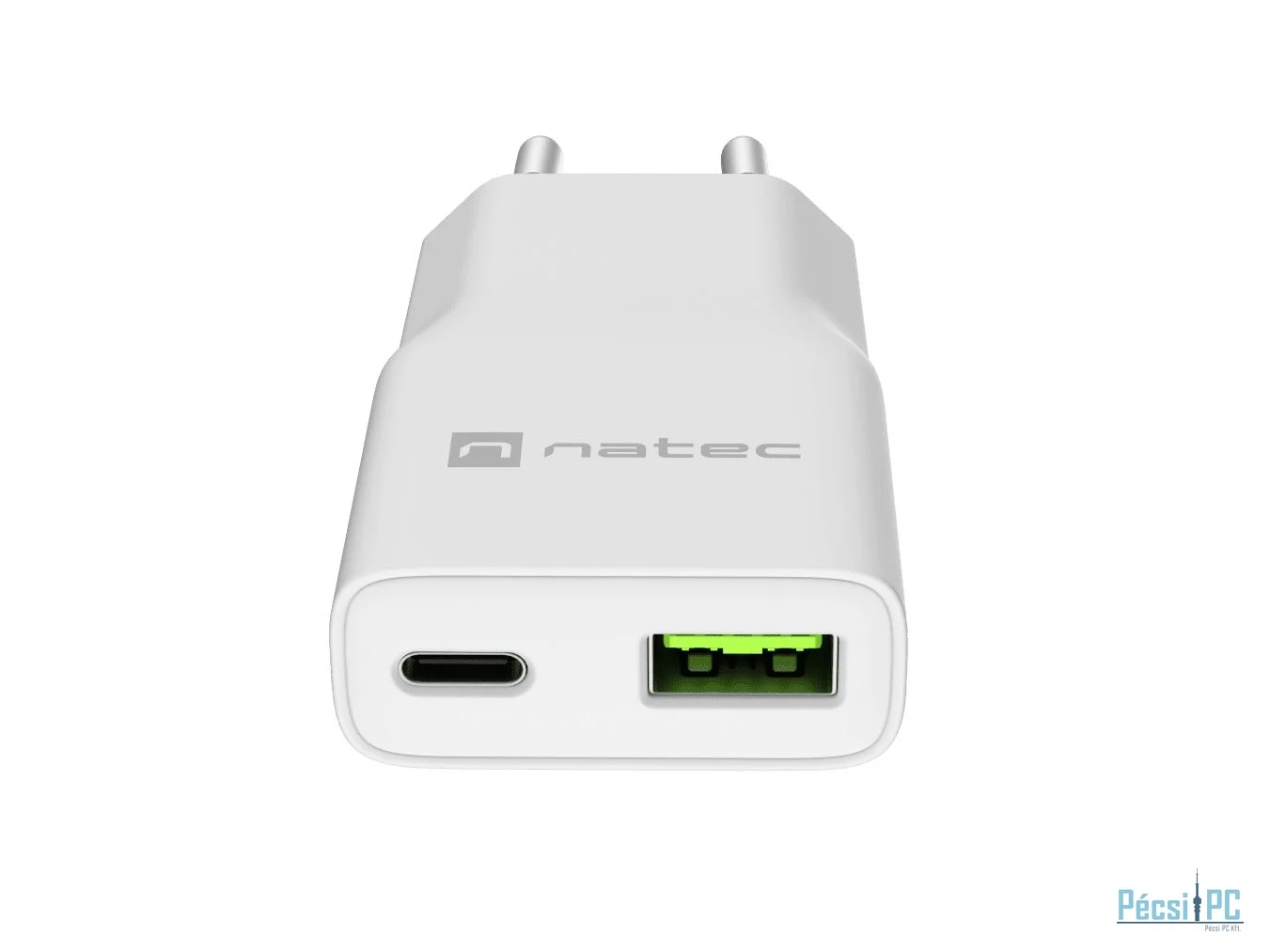 natec Ribera Gan Slim Charger White