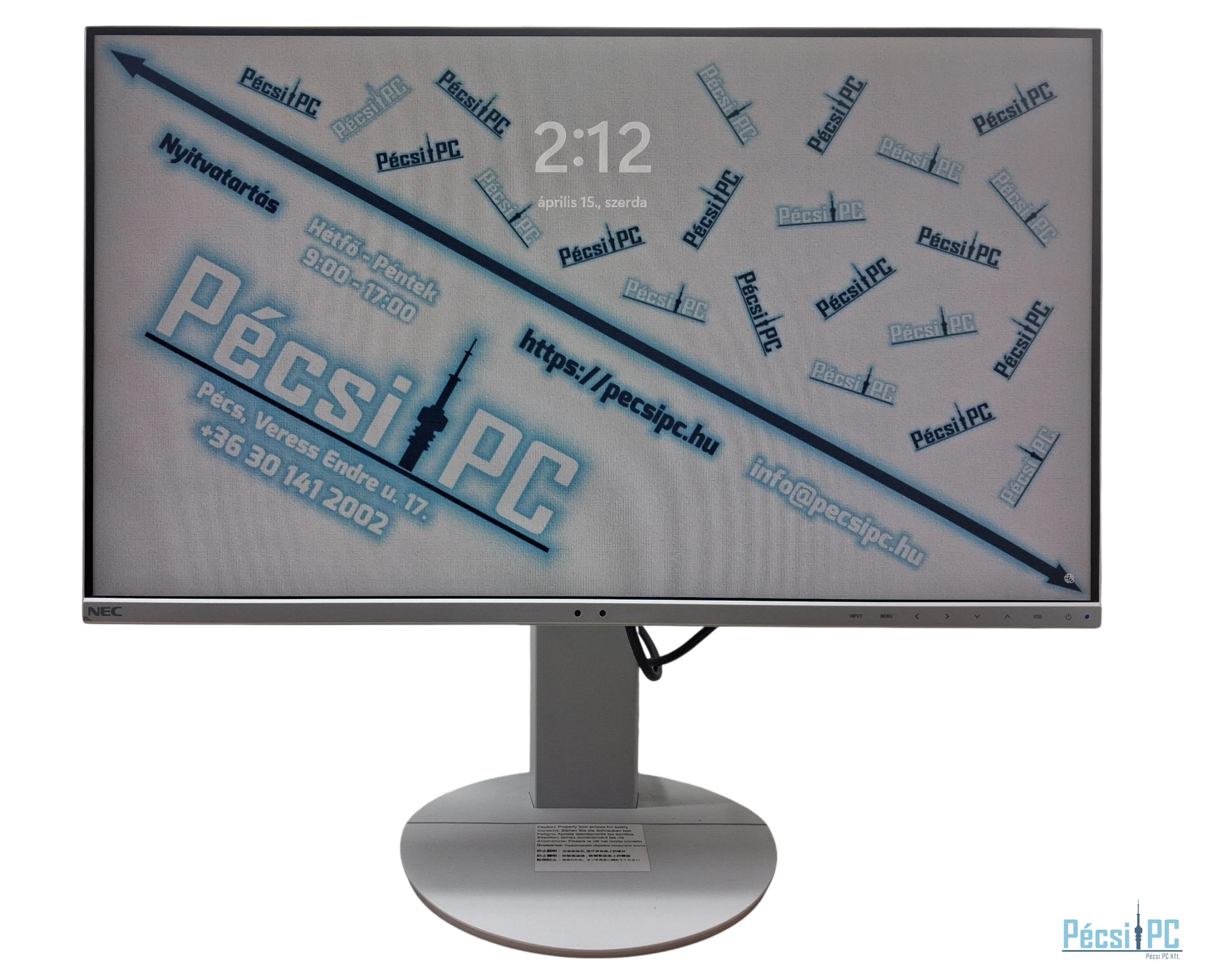 NEC MultiSync EA271F White - karcos kijelző