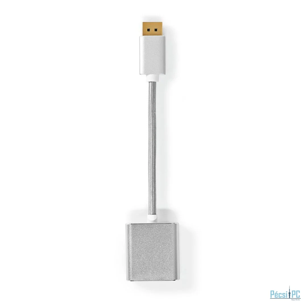 Nedis DisplayPort Male - DVI-D 24+1-Pin Female Gold Plated 0,20m Silver