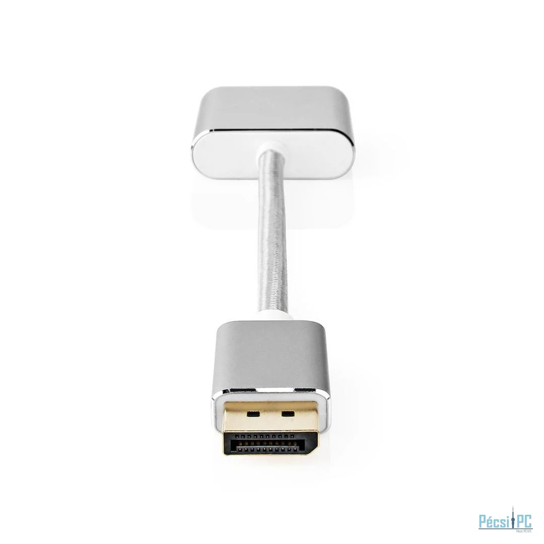 Nedis DisplayPort Male - DVI-D 24+1-Pin Female Gold Plated 0,20m Silver