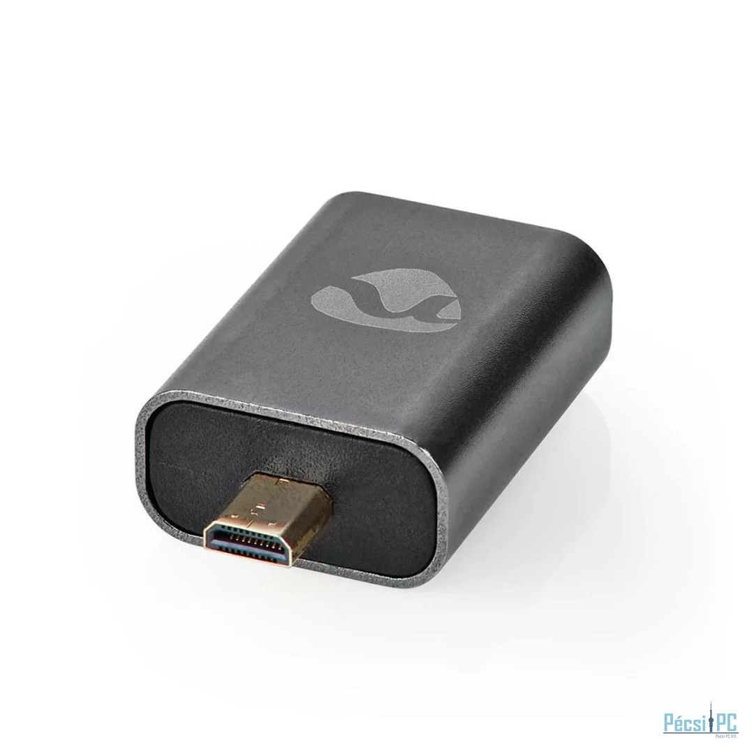 Nedis HDMI Male - HDMI Micro Connector Adapter Gun Metal
