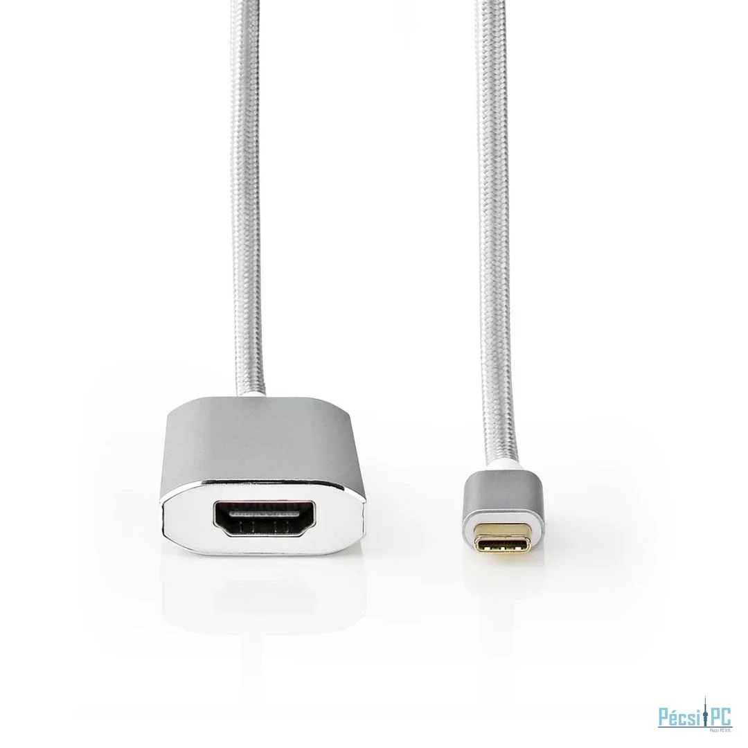 Nedis USB 3.2 Gen 1 USB-C Male - HDMI Output 4K60Hz 2m Silver