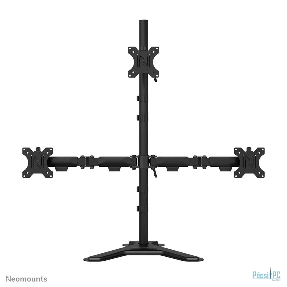 Neomounts DS45-600BL2-1 Triple monitor stand 10-32