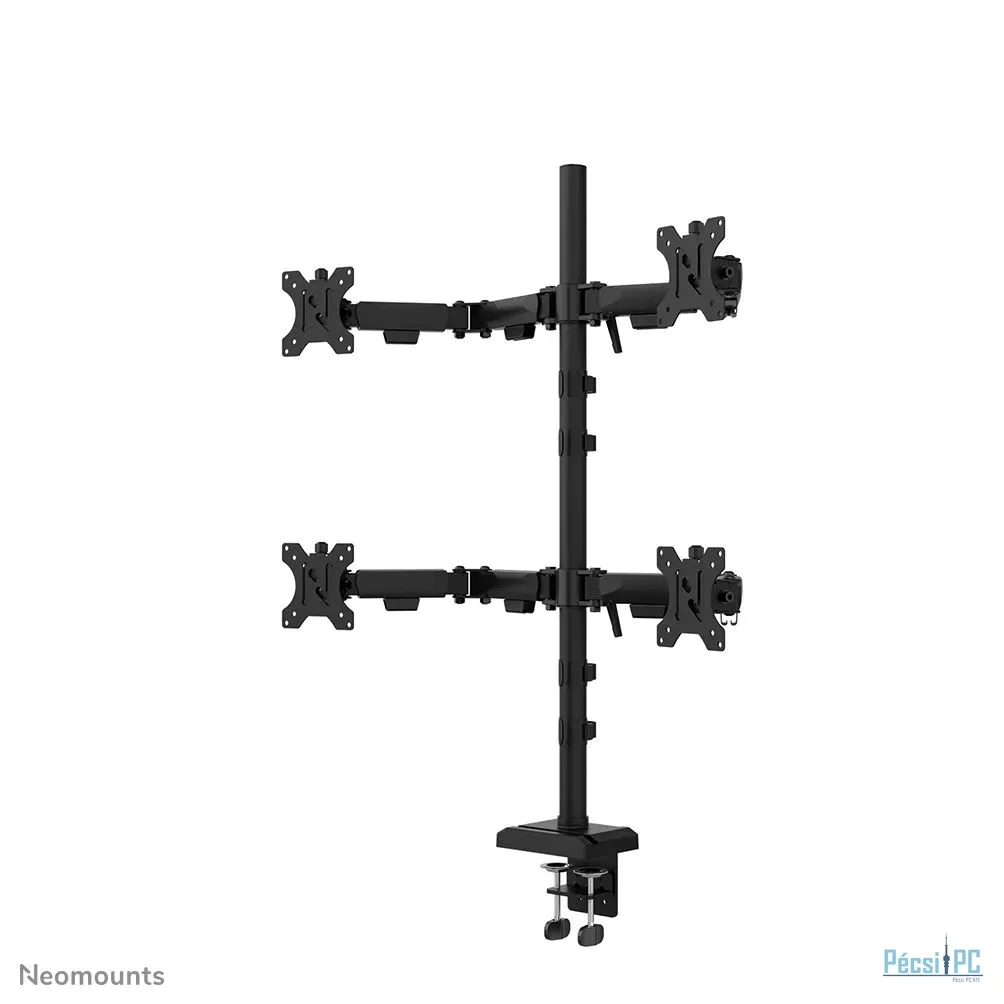 Neomounts DS60-600BL2-2 Quadruple monitor arm 10-32