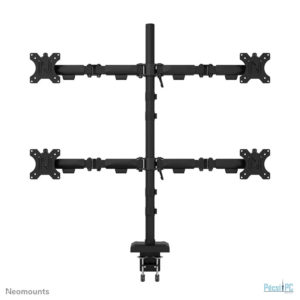 Neomounts DS60-600BL2-2 Quadruple monitor arm 10-32