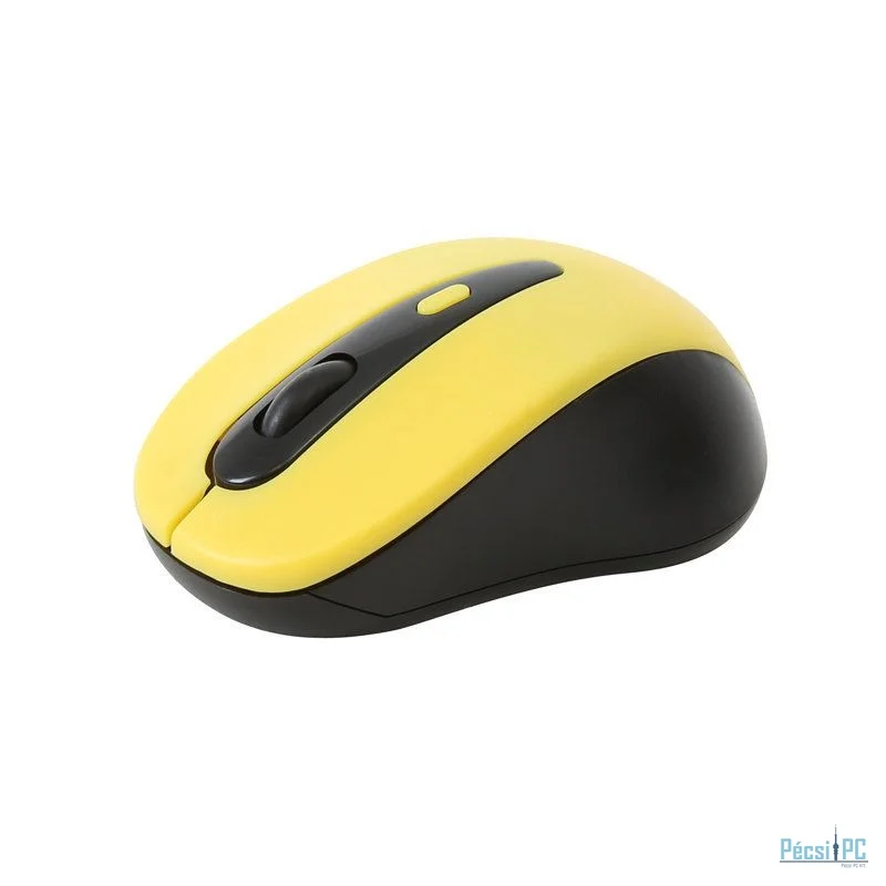 Platinet Omega OM0416WBY wireless mouse Black/Yellow