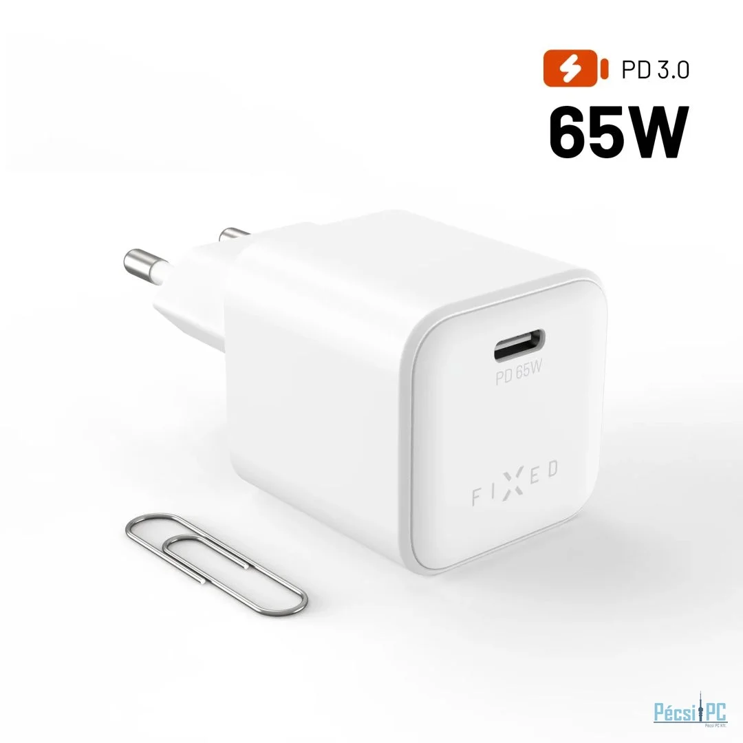 Samsung mini USB-C GaN töltő 65W, fehér