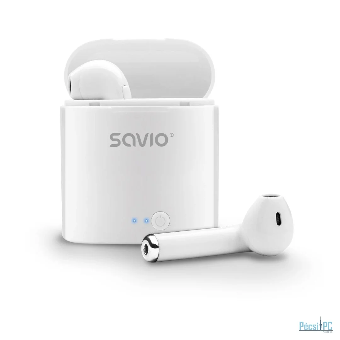 Savio TWS-01 Bluetooth Headset White
