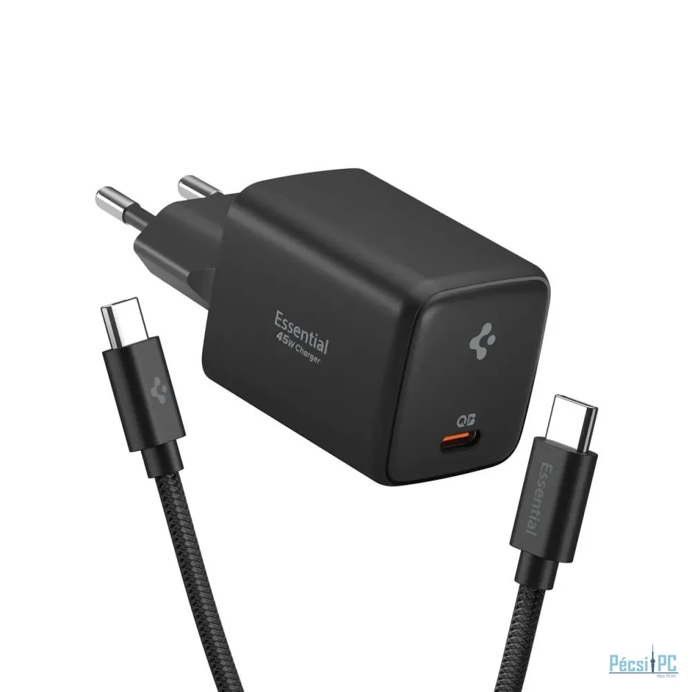 Spigen Essential 45W Wall Charger Black