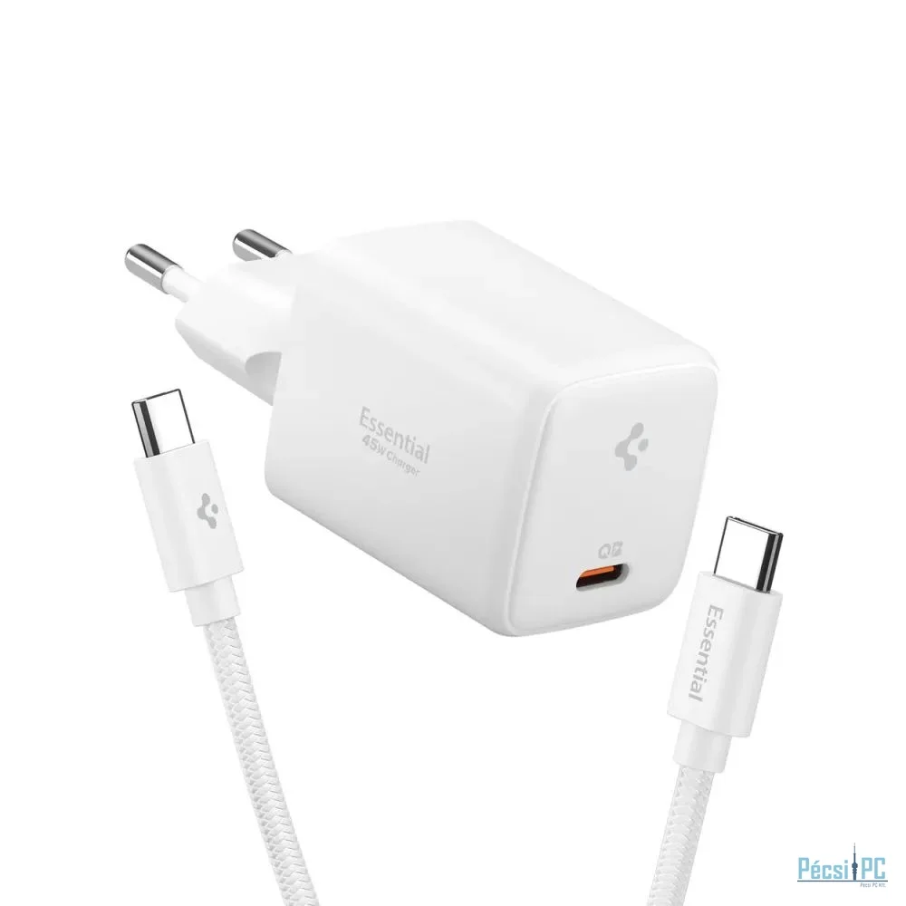 Spigen Essential 45W Wall Charger White