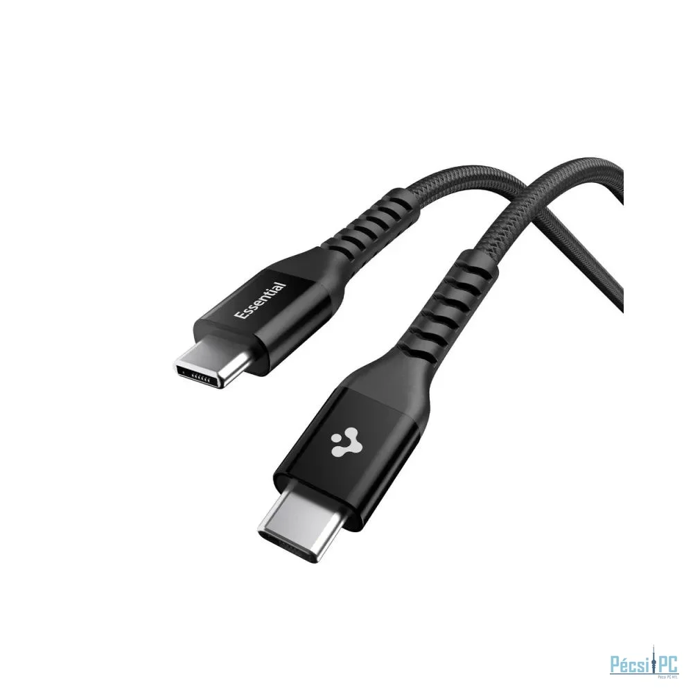 Spigen Essential USB-C to USB-C 100W Fabric Cable 1m Black