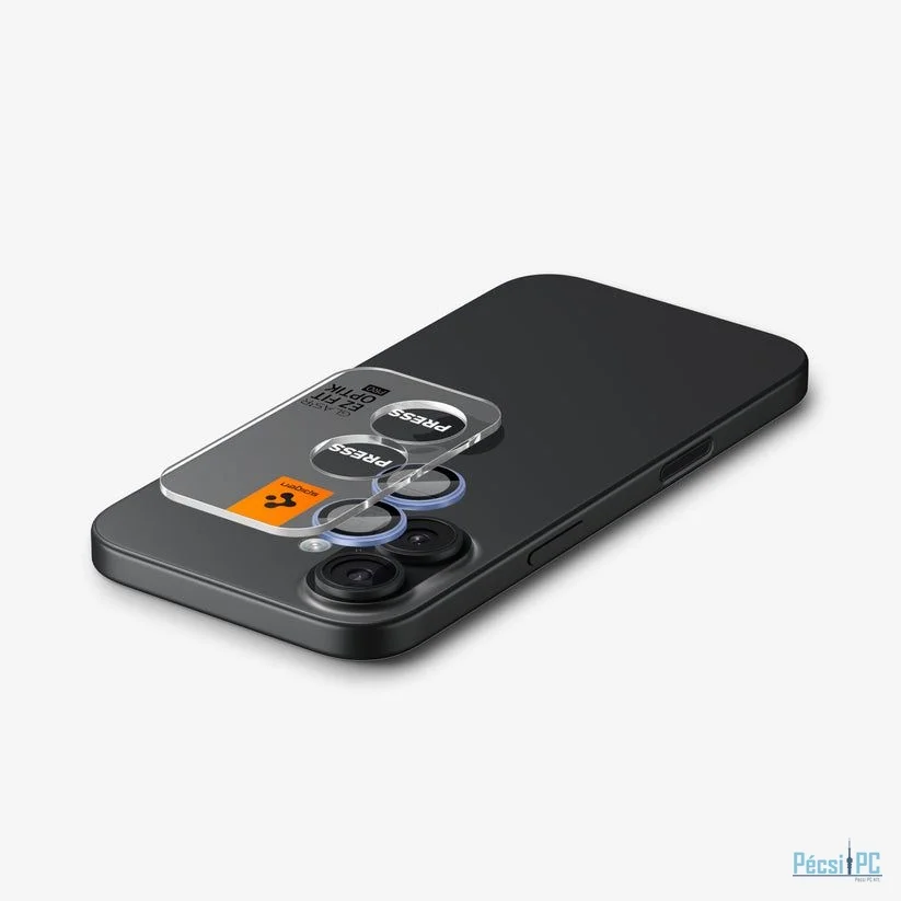 Spigen Glass tR EZ Fit Optik Pro for iPhone 17 2 Pack Blue