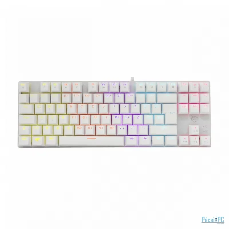 White Shark GK-2106W Commandos Red Switch Mechanical Gaming Keyboard White US