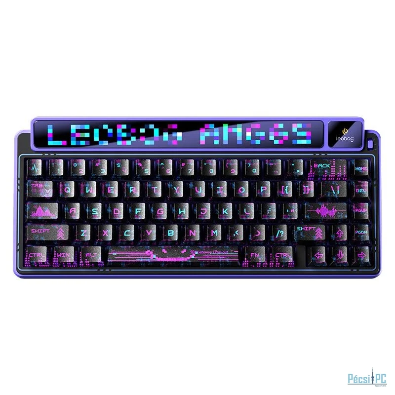 Aula AMG65 Purple LightFeather RGB Gaming Wireless Bluetooth Mechanical Keyboard Cyber Star Nights US