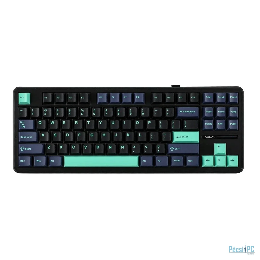Aula F87 Pro Gasket Gaming Wireless Bluetooth Mechanical Keyboard Black/Blue US