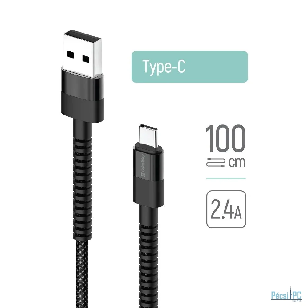 ColorWay USB - Type-C  Cable 1m Black