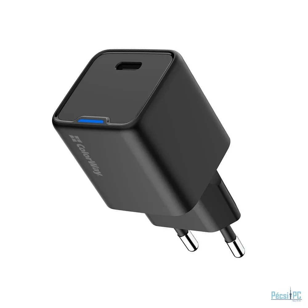 ColorWay CW-CHS052PD-BK AC Charger ColorWay GaN Mini 25W Black