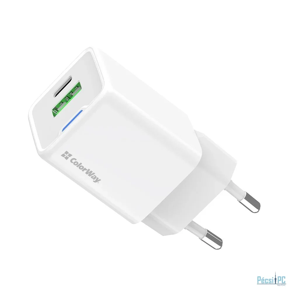 ColorWay CW-CHS062PD-WT AC Charger ColorWay GaN Mini 20W White