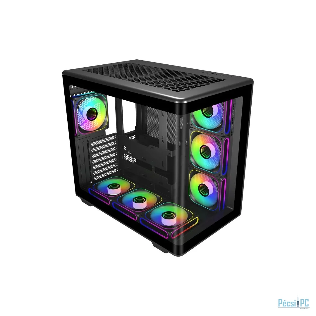 Cooler Master Elite 600 Tempered Glass Black